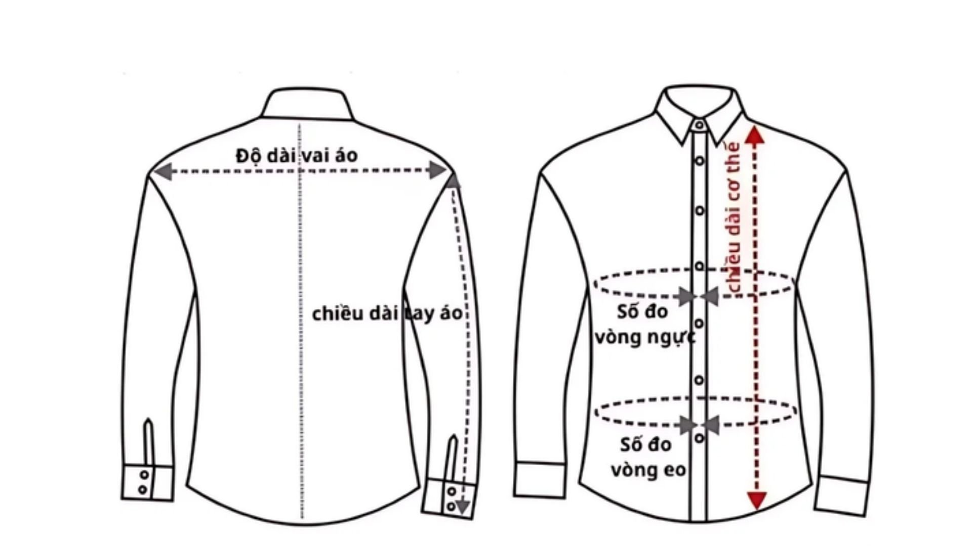 Bật mí cách đo áo sơ mi nam chính xác tại nhà