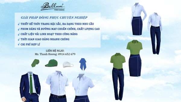 BELLUNI – GIẢI PHÁP ĐỒNG PHỤC CHUYÊN NGHIỆP
