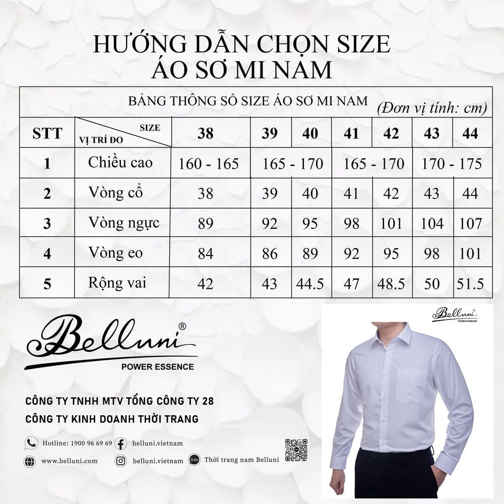 Áo sơ mi sợi sen - Belluni