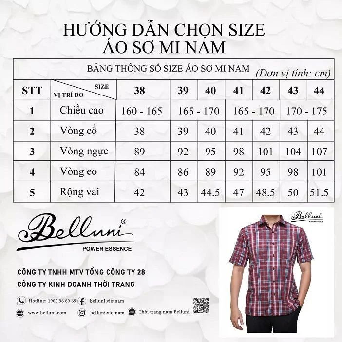 Áo sơ mi sợi sen - Belluni