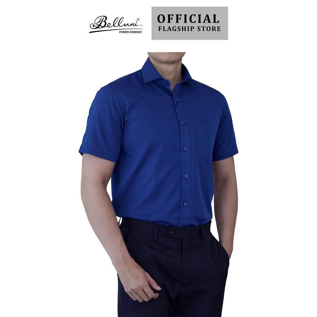 Sơ mi vải sợi dừa - Belluni