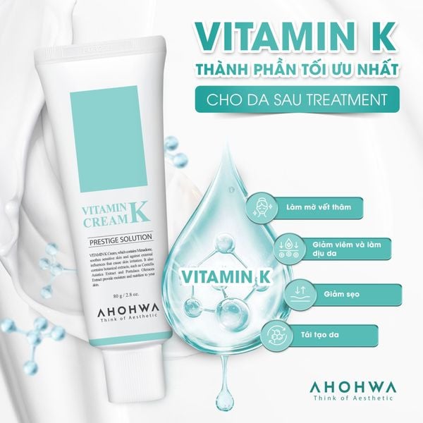 Công dụng của Vitamin K trong mỹ phẩm