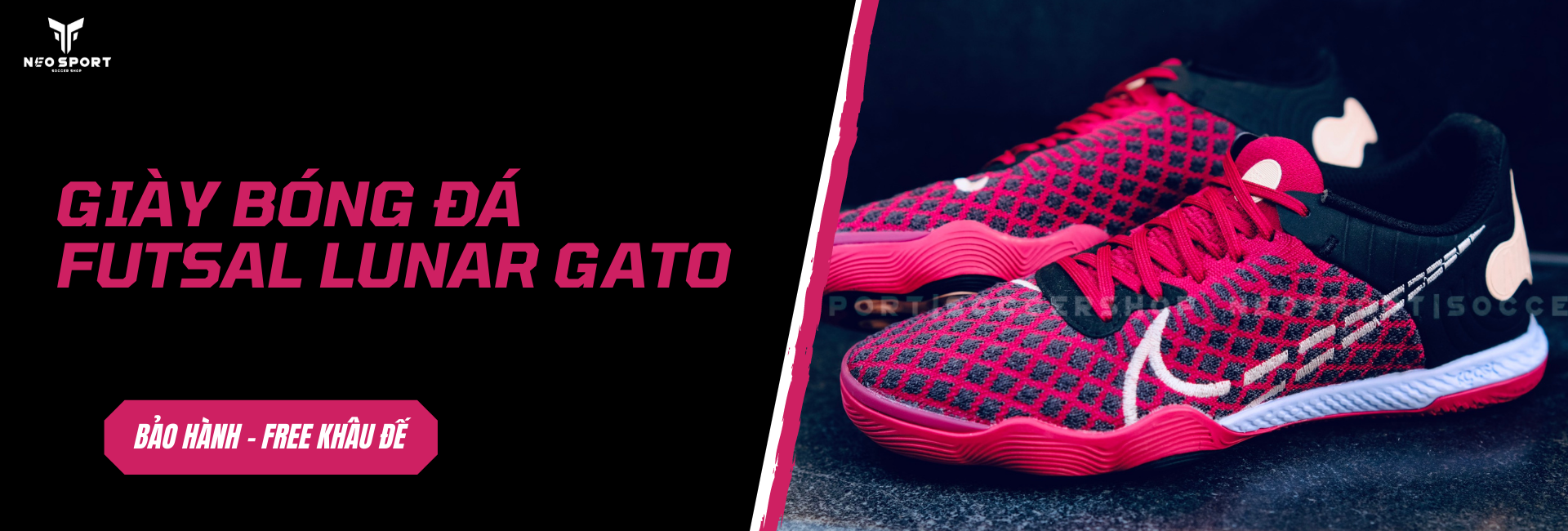 Giày Bóng Đá Futsal Lunar Gato