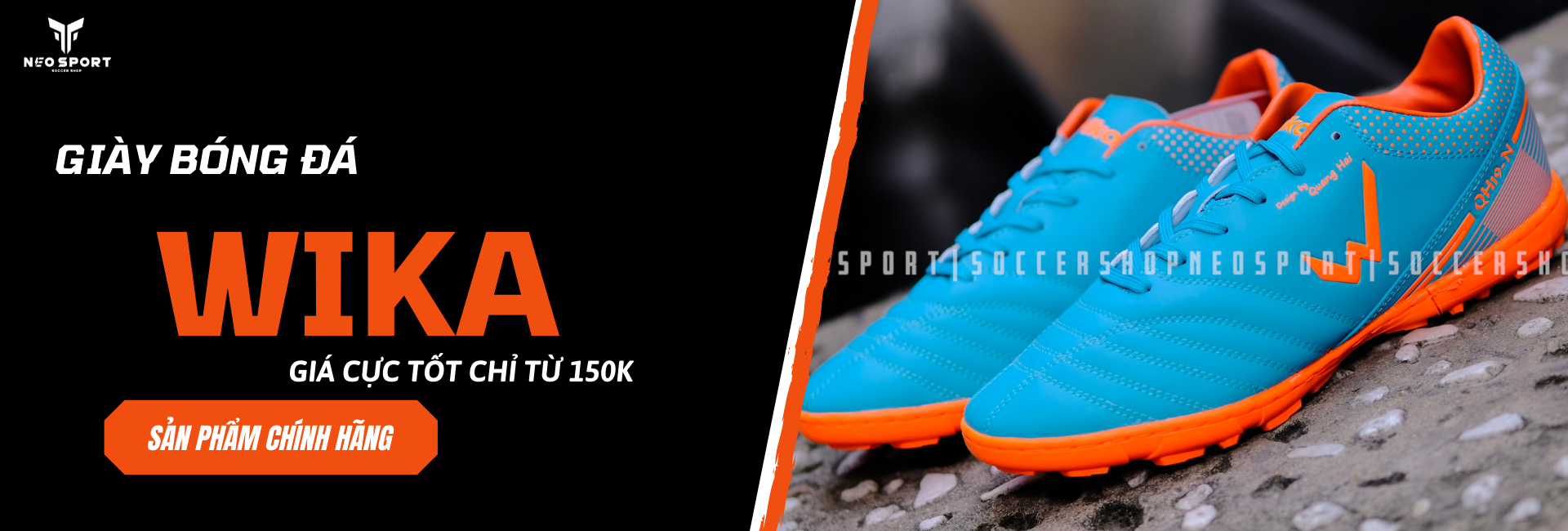 Giày Bóng Đá Cỏ Nhân Tạo Chính Hãng Wika