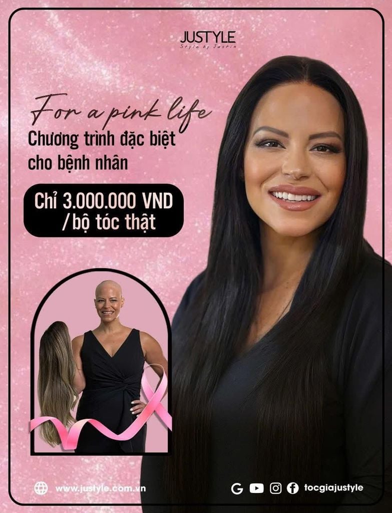 Tóc Giả JUSTYLE | Chương Trình Đặc Biệt Cho Bệnh Nhân