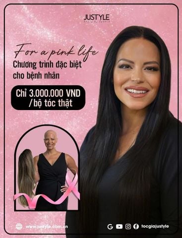 Tóc Giả JUSTYLE | Chương Trình Đặc Biệt Cho Bệnh Nhân