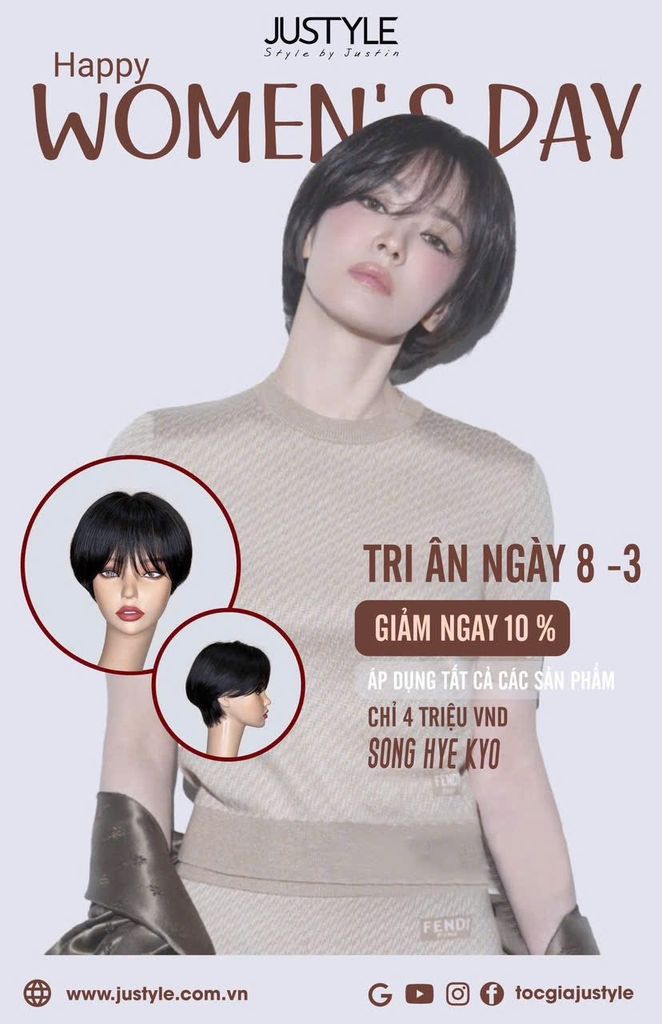 JUSTYLE Wig | Sales Promotion For Women’s Day 2025