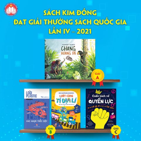 Sách Kim Đồng bội thu tại Giải thưởng Sách Quốc gia lần IV – 2021