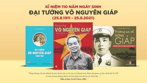 Kỉ niệm 110 năm ngày sinh Đại tướng Võ Nguyên Giáp (25/8/1911 - 25/8/2021) Điểm lại những cuốn sách Kim Đồng viết về Đại tướng