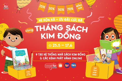 Tôn vinh giá trị văn hóa Việt trong Tháng Sách Kim Đồng