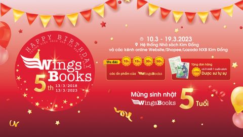 Chương trình Mừng Sinh Nhật Wings Books tròn 5 tuổi