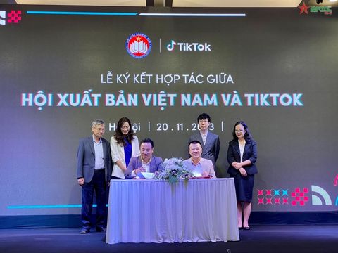 Hội Xuất bản Việt Nam và Tik Tok Việt Nam phối hợp phát triển văn hóa đọc
