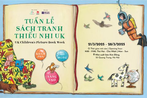 Tuần lễ sách tranh thiếu nhi UK: Khám phá, Mơ mộng, Sáng tạo