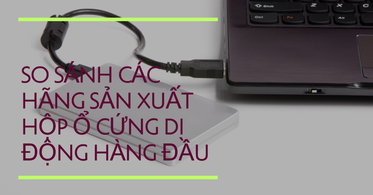 So sánh các hãng sản xuất hộp ổ cứng di động hàng đầu