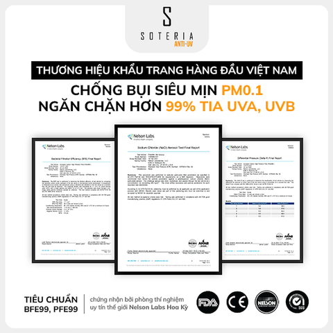 Soteria – khẩu trang cho làn da nhạy cảm