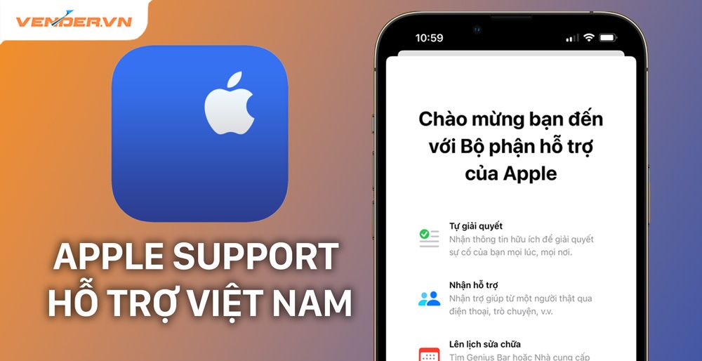 Apple Support đã sử dụng được ở Việt Nam, liên hệ trực tiếp với Apple