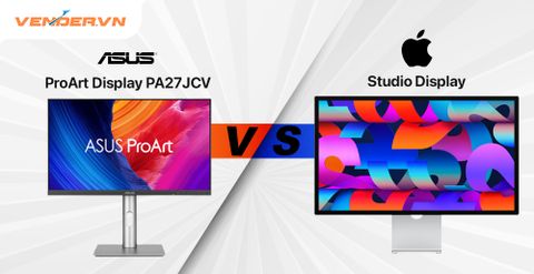 So Sánh Màn ASUS ProArt Display 5K PA27JCV Và Apple Studio Display