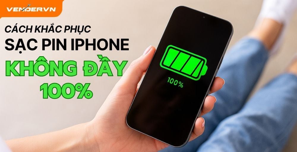 Cách Khắc Phục Sạc Pin iPhone Không Đầy 100% Nhanh Chóng Và Hiệu Quả