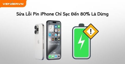 Bật Mí Cách Sửa Lỗi Pin iPhone Chỉ Sạc Đến 80% Là Dừng Chi Tiết Nhất