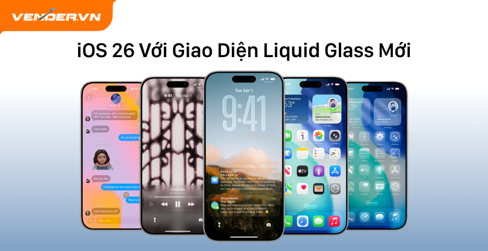 iOS 26 Với Giao Diện Liquid Glass: Lột Xác Ngoạn Mục, Đẹp Đến Khó Rời Mắt