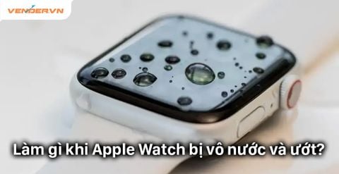 Làm gì khi đồng hồ Apple Watch bị vô nước và ướt?