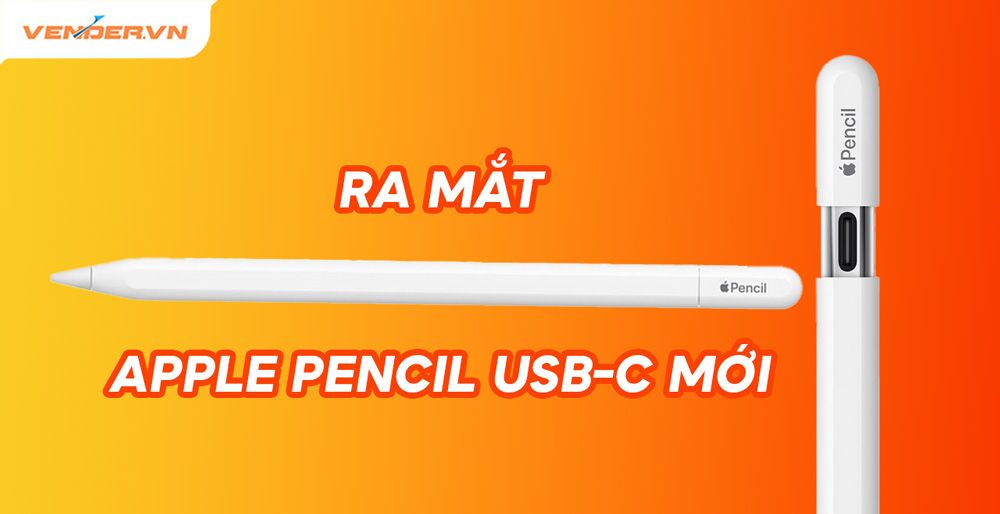Ra mắt Apple Pencil USB-C mới, giá rẻ, tương thích nhiều iPad