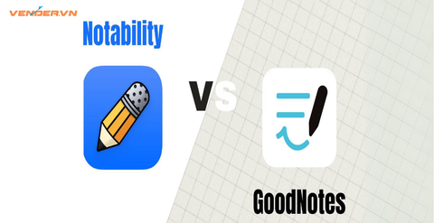 So sánh app ghi chú Goodnotes 6 với Notability trên iPad