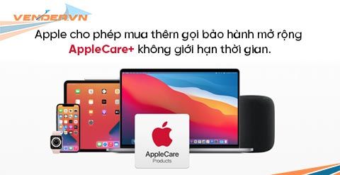 Apple cho phép mua thêm gọi bảo hành mở rộng AppleCare+ không giới hạn thời gian