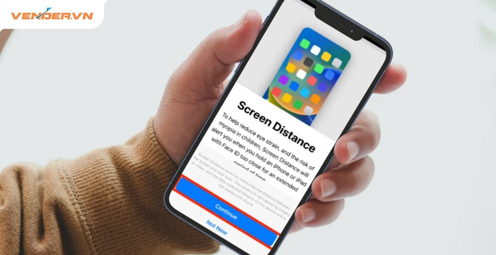 Tính năng Screen Distance mới giúp bảo vệ mắt trên iOS 17