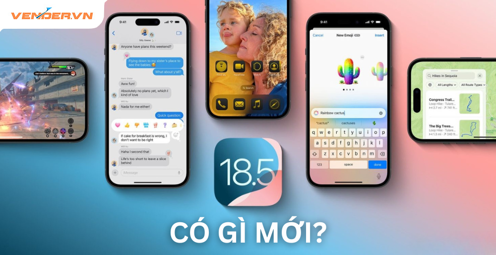 Apple Chính Thức Phát Hành iOS 18.5 Có Gì Mới?
