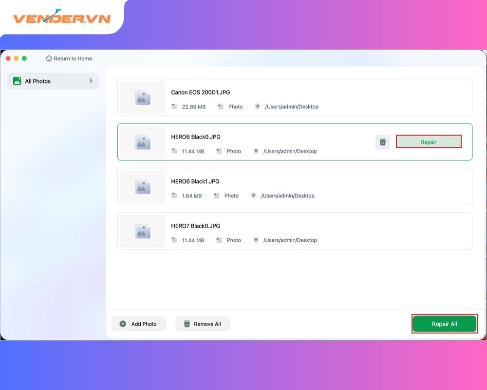 Sử dụng phần mềm chứa ảnh. Bước 4 cách mở hình JPG trên Mac