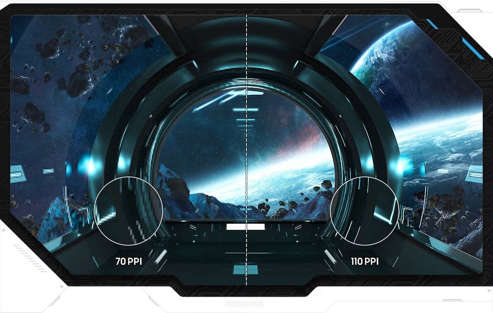 Chất lượng hiển thị trên màn hình Gaming Samsung 49 inch Odyssey Oled G9 G93sc