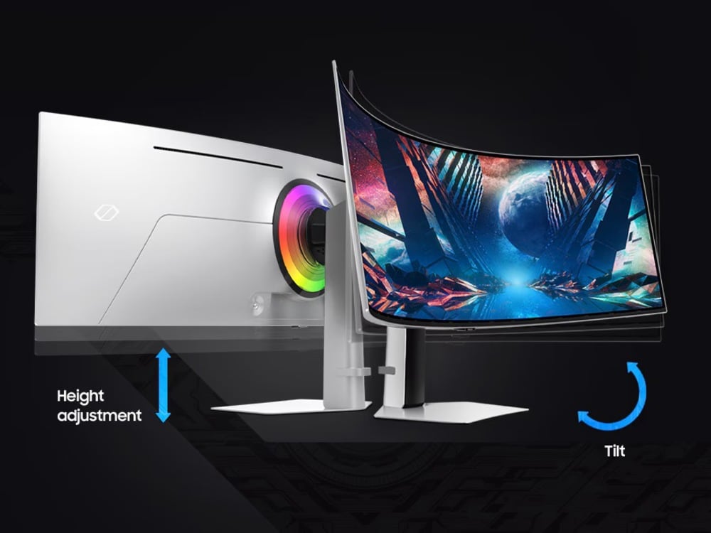 Màn hình Gaming Samsung 49 inch Odyssey Oled G9 G93sc có độ cong 18000R