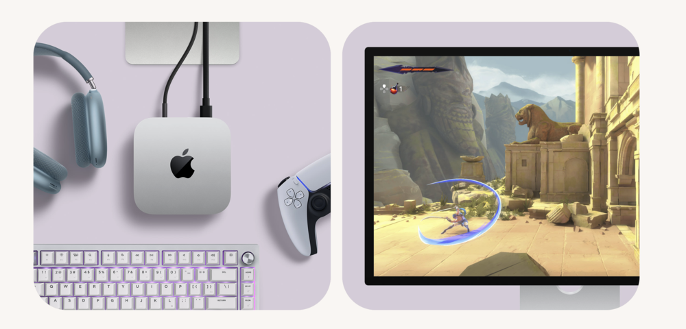 Mac mini M4 hỗ trợ tốt cho chơi game và giải trí