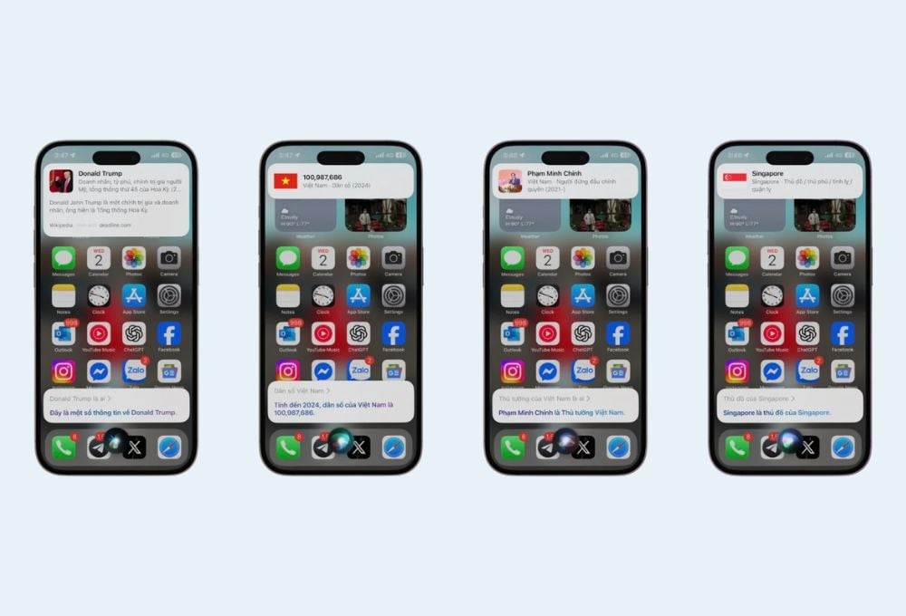 Tra cứu thông tin nhanh chóng bằng Siri tiếng Việt