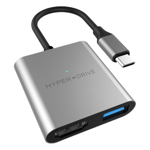 Cổng chuyển HyperDrive HDMI 4K 30Hz 3-in-1 USB-C Hub (HD259A)