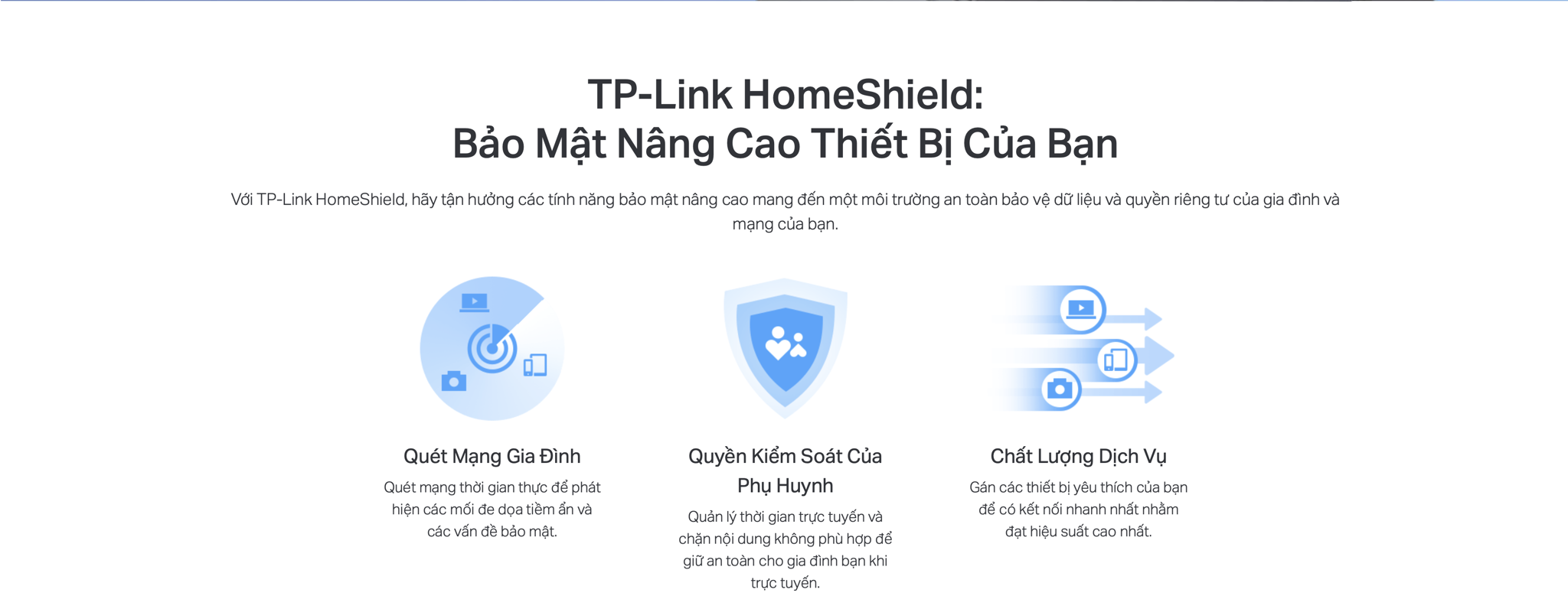 Router Wifi 6 Gigibit băng tần kép TP-Link AX3000 Archer AX53 bảo mật cao