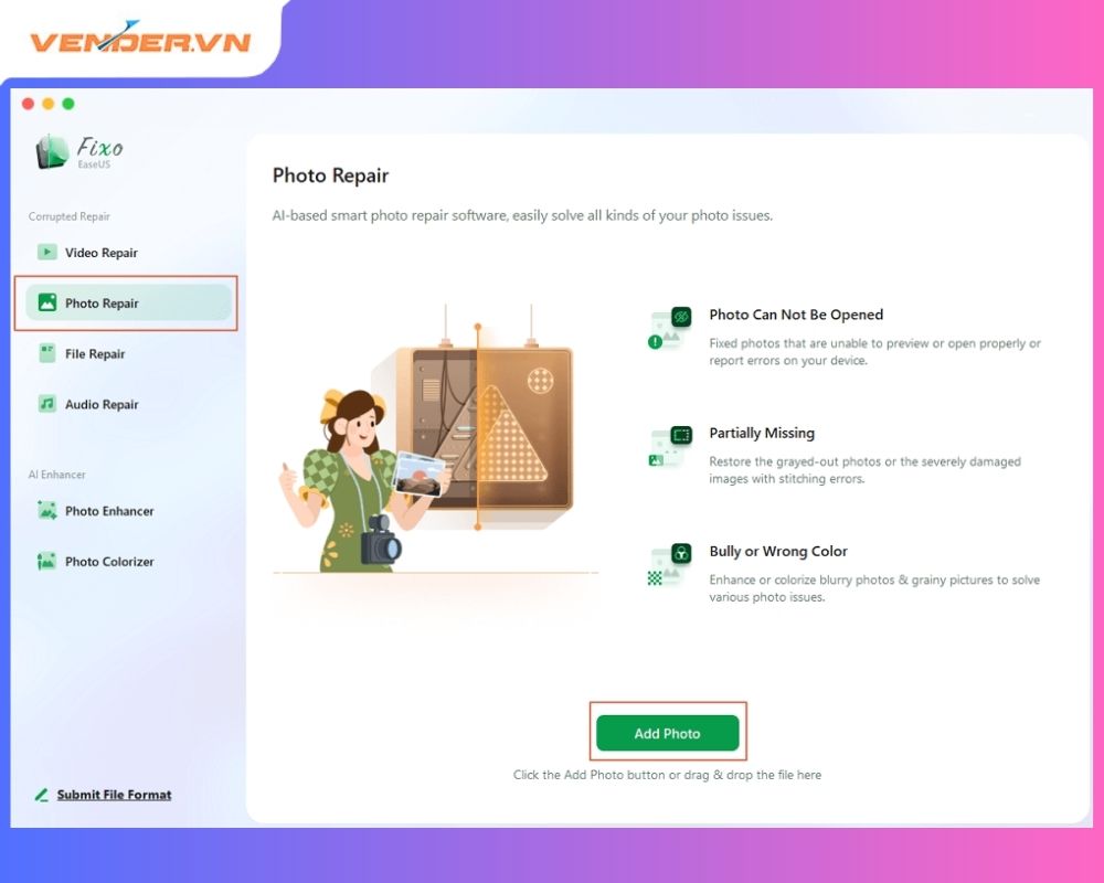 Sử dụng phần mềm chứa ảnh. Bước 3 cách mở ảnh JPG trên Mac