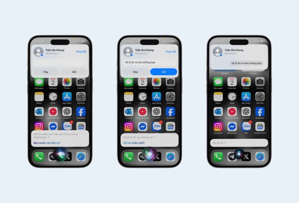Gửi tin nhắn bằng giọng nói với Siri tiếng Việt