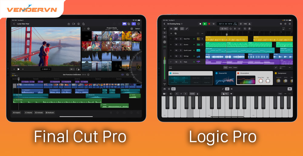Apple mang Final Cut Pro và Logic Pro lên iPad giá chỉ 4,9 USD