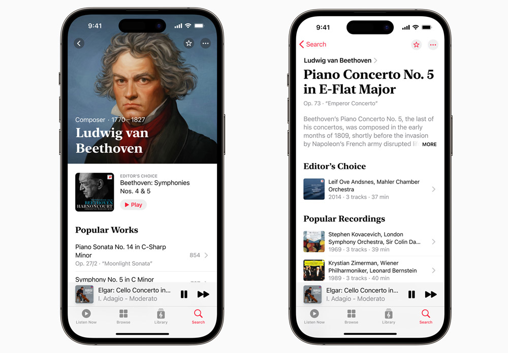 Apple Music Classical là gì? Danh mục nhạc cổ điển lớn nhất thế giới