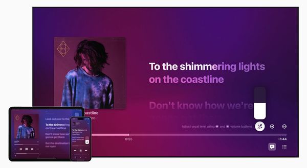 Dùng Apple Music Sing hát karaoke trên iPhone, iPad, Apple TV 4K