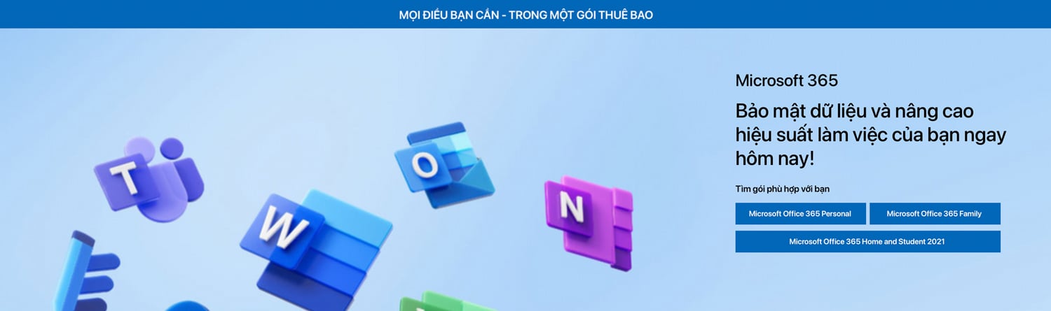 Phần mềm Microsoft Office 365 Family All Languages