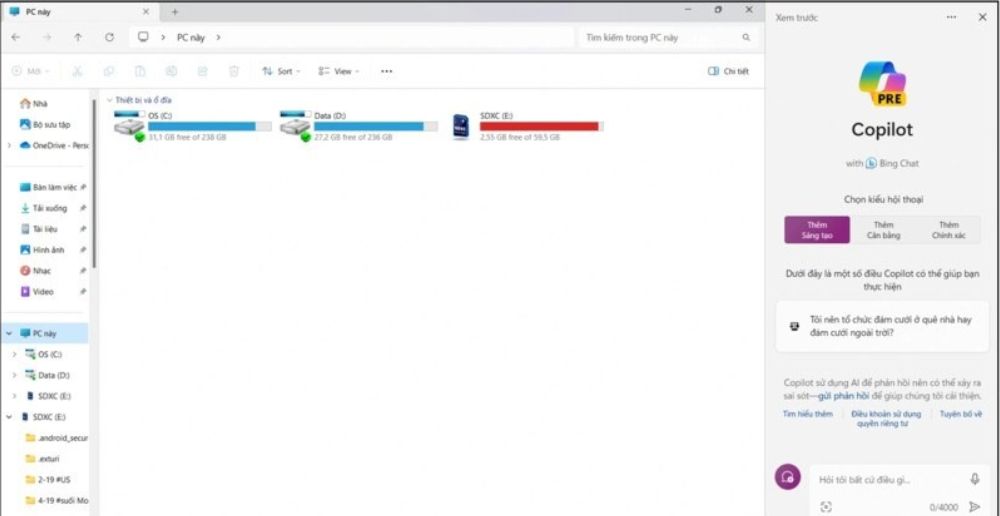 Bước 3 kích hoạt Microsoft Copilot