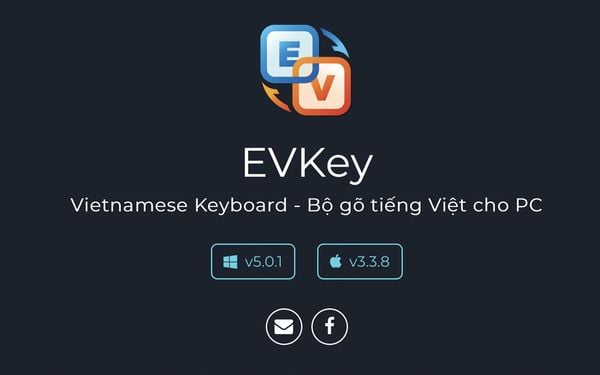 ứng dụng cơ bản nên cài trên MacBook EVKey