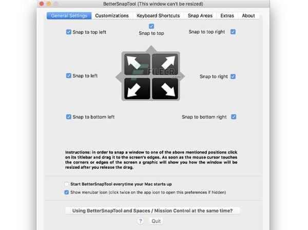 ứng dụng cơ bản nên cài trên MacBook BetterSnapTool