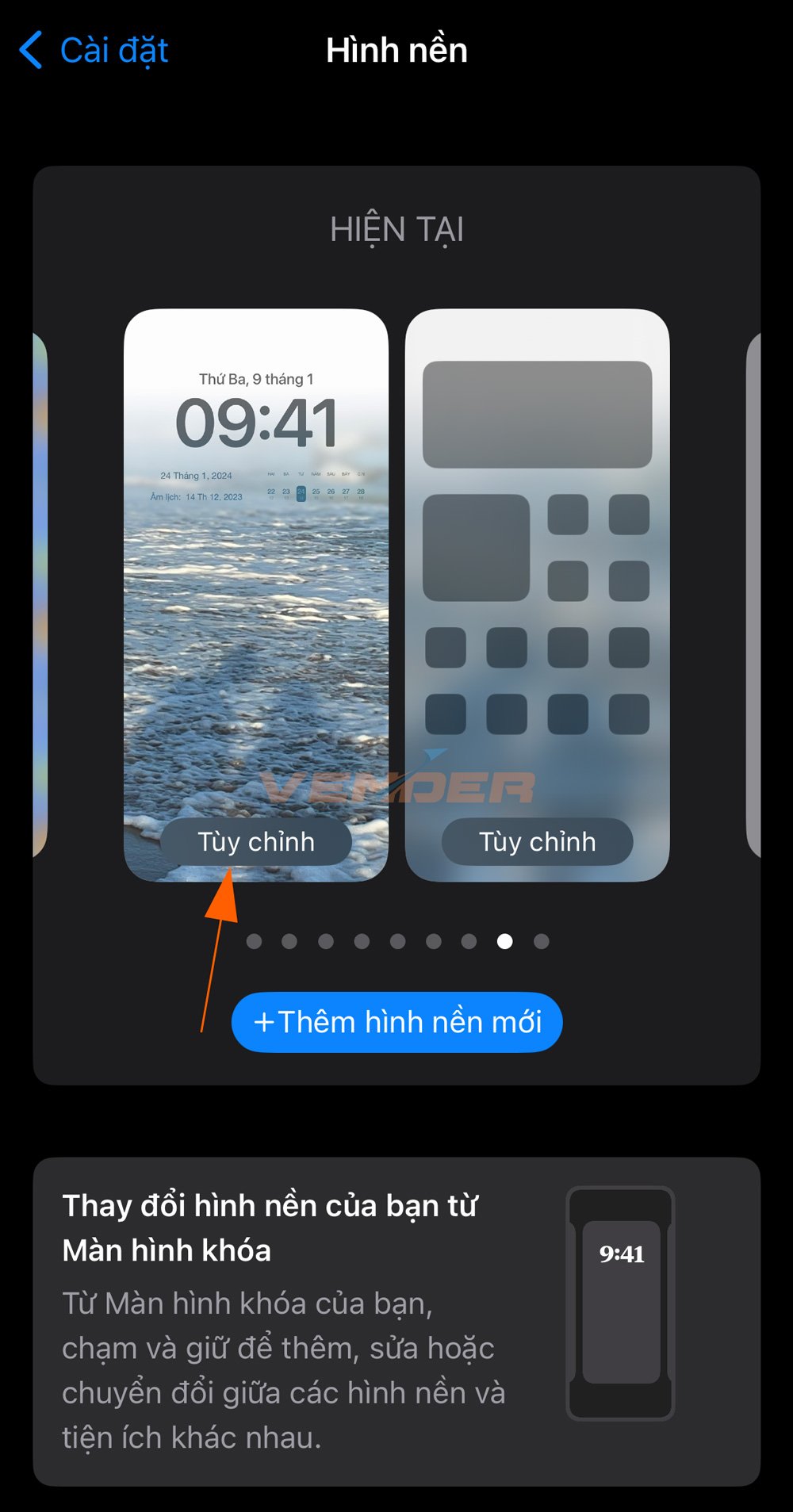 Cách cài lịch âm trên iPhone để có thể xem ở màn hình khoá