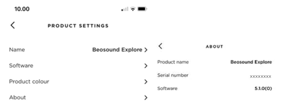 Cách xem số serial trên loa B&O Beosound A1 gen 2