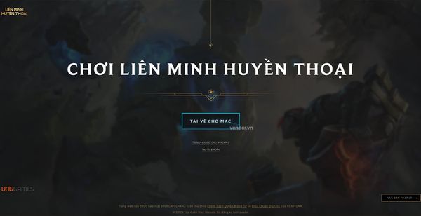 Cách tải và cài đặt Liên Minh Huyền Thoại LOL trên MacBook