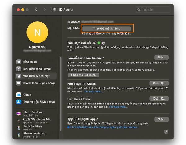Cách thay đổi mật khẩu, đặt lại ID Apple đơn giản